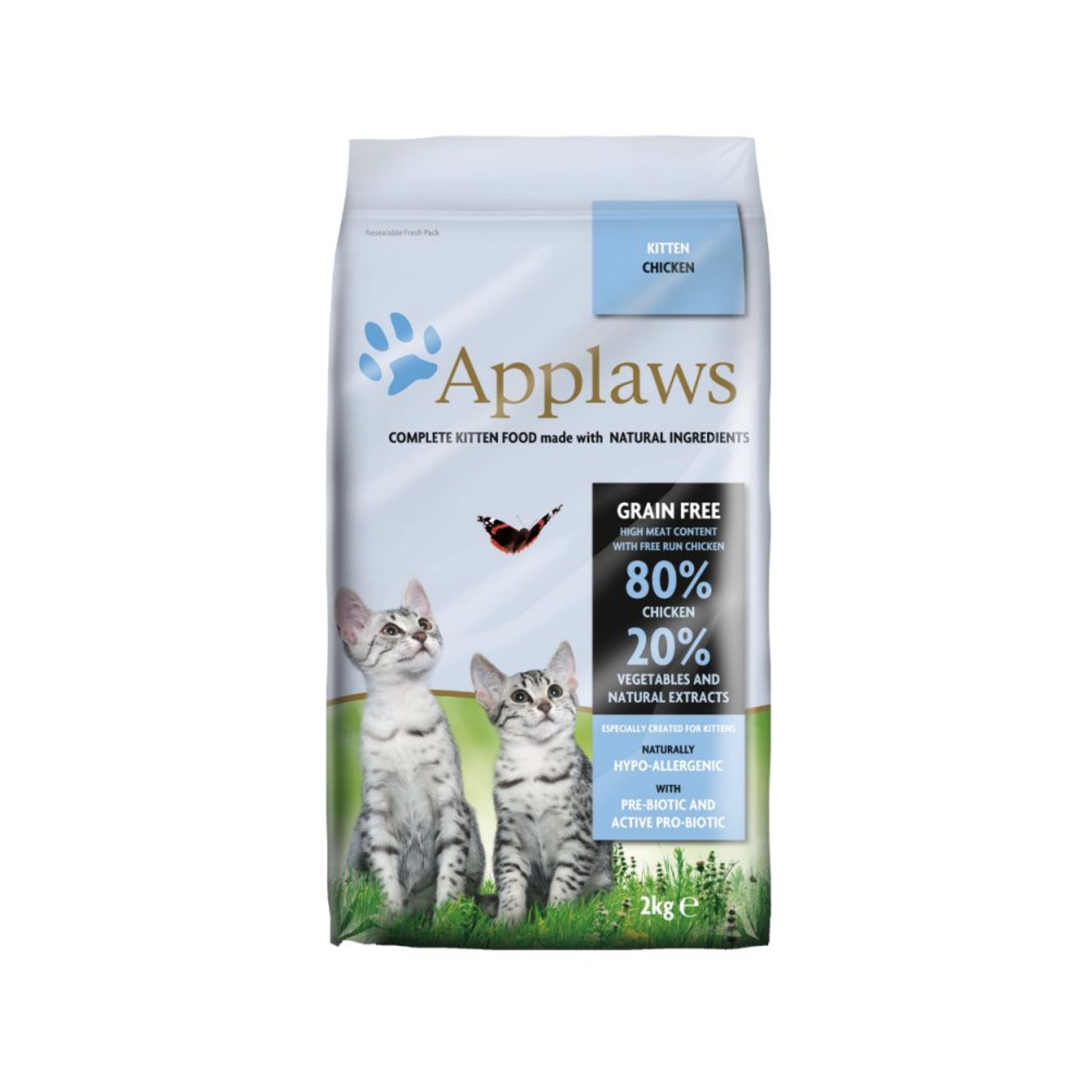 Applaws Trockenfutter für Kätzchen – 80 % Huhn, hypoallergen, präbioti –  ZuZu.land