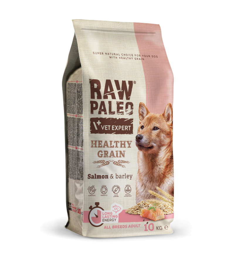 Vet Expert Raw Paleo mit Lachs und Gerste für erwachsene Hunde – ZuZu.land