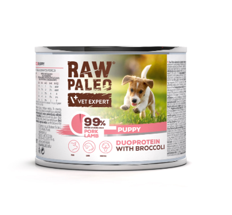Vet Expert Raw Paleo mit Schweine- und Lammfleisch Nassfutter für Welp –  ZuZu.land