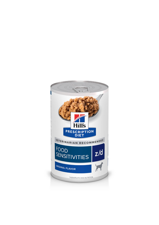 Hill's Prescription Diet z/d Food Sensitivities Mitrā barība suņiem ar vistu barības jūtību gadījumos, 370g