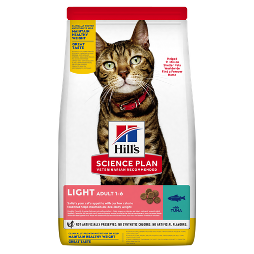 HILL'S SCIENCE PLAN Light Adult Cat Dry Food with Chicken – ZuZu.land
