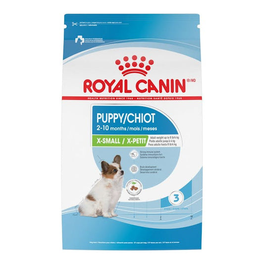 ROYAL CANIN® X-Small Puppy Sausā barība ļoti maza izmēra kucēniem, 0,5kg