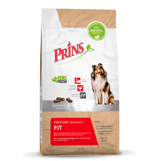 Prins ProCare STANDARD FIT Dry Dog Food With Chicken, 3kg