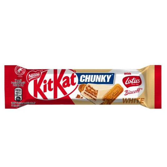 KIT KAT Chunky White Biscoff šokolādes batoniņš, 42g