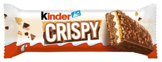 KINDER CRISPY šokolādes batoniņš, 34.5g