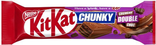 KIT KAT CHUNKY Crunchy Double Choc šokolādes batoniņš, 42g