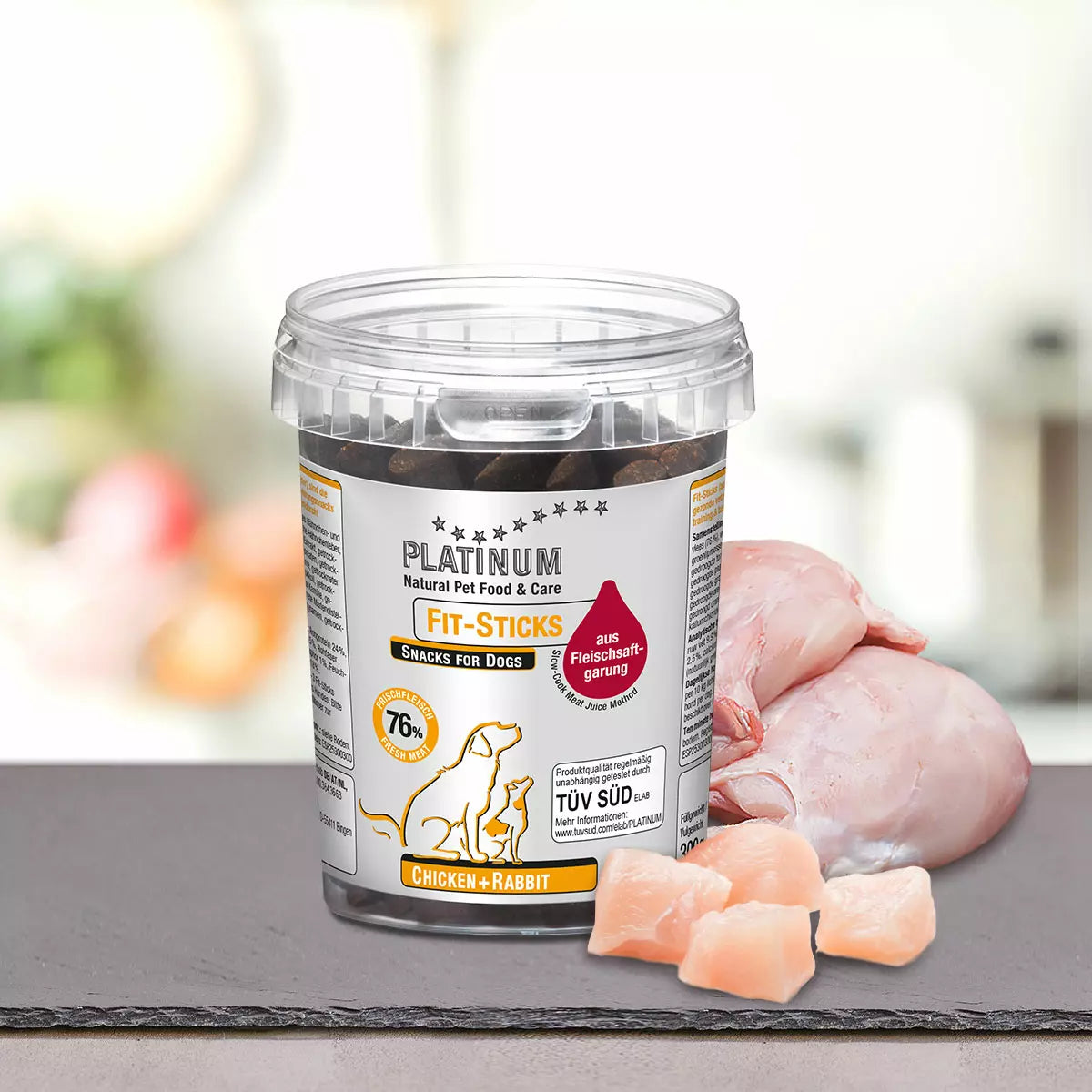 Platinum hundgodis Fit-sticks med kyckling och kanin, 300 g