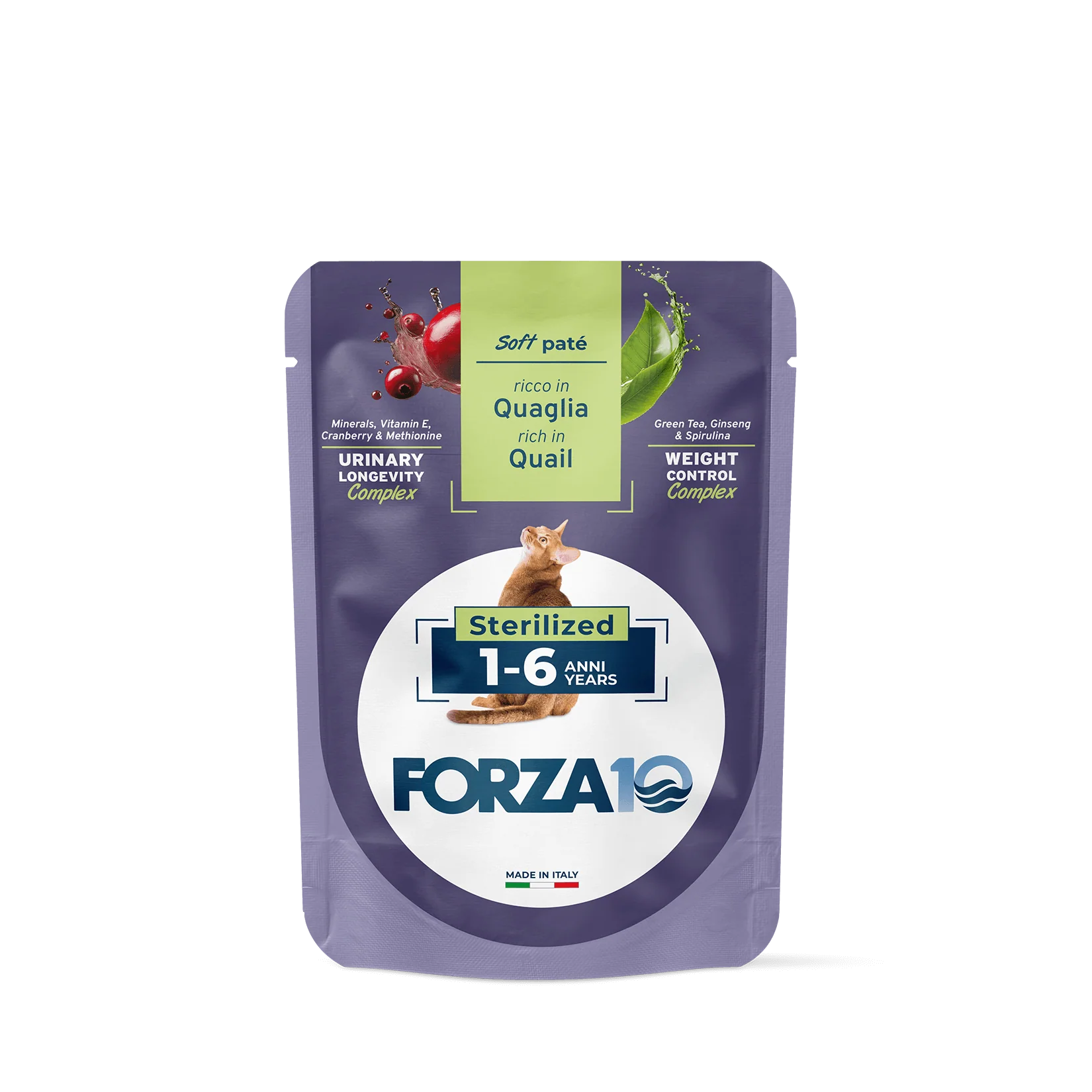 Forza10 BotaniCat Wet Cat Food With Quail For Sterilised, 80g