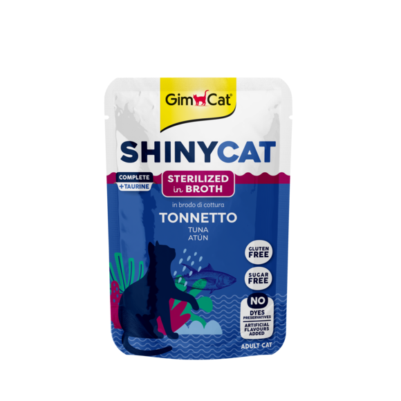 Gimborn SHINYCAT Sterilized Wet Cat Food With Tuna, 70g