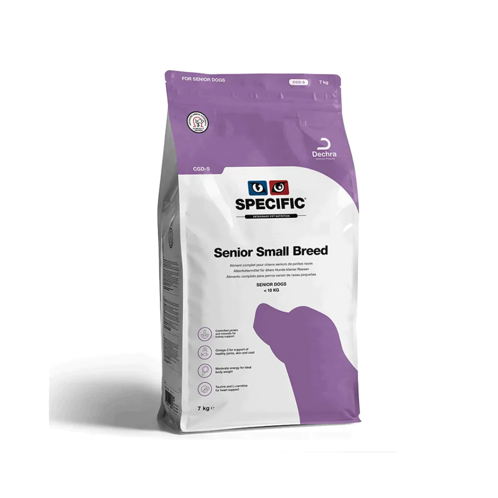 SPECIFIC™ CGD-S Senior Small Breed Dry Dog Food With Fish, 7kg