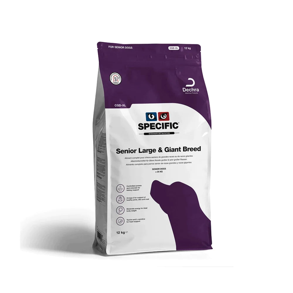 SPECIFIC™ CGD-XL Senior Large & Giant Breed Dry Dog Food With Fish, 12kg