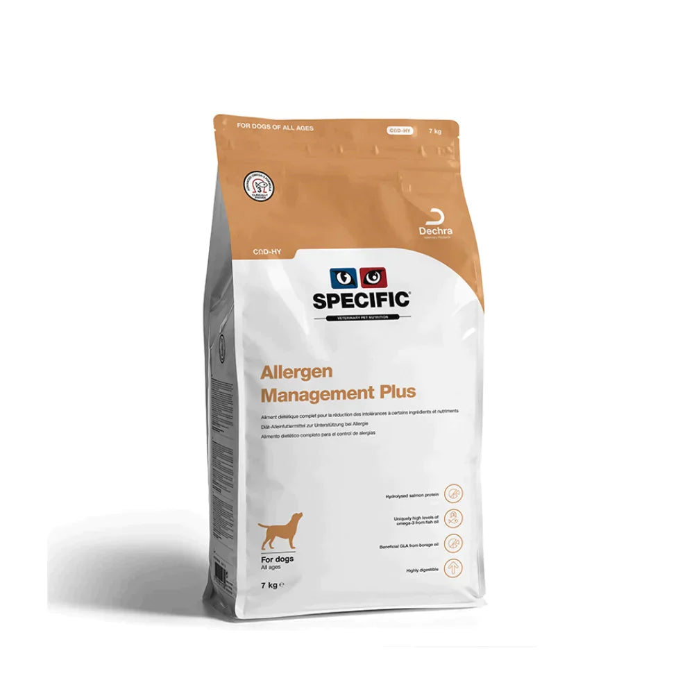SPECIFIC™ COD-HY Allergy Management Plus Trockenfutter für Hunde mit Lachs, 12 kg