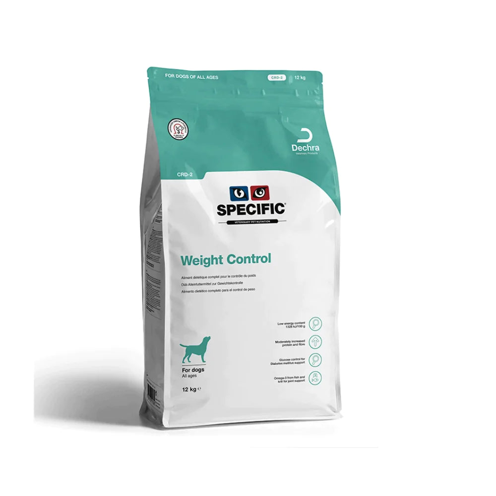 SPECIFIC™ CRD-2 Weight Control Trockenfutter für Hunde mit Fisch, 6 kg