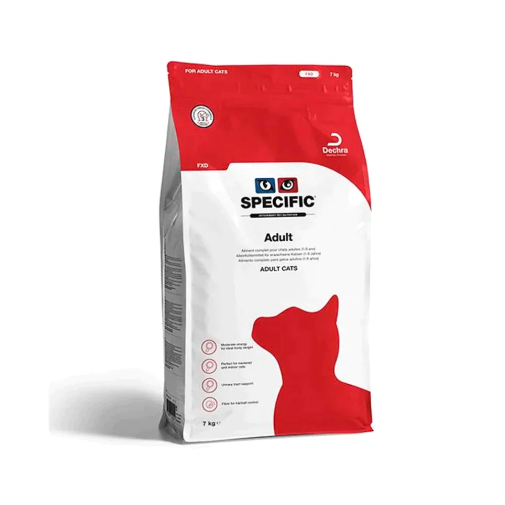 SPECIFIC™ Cat FXD Adult, Trockenfutter für Katzen mit Fisch, 7 kg
