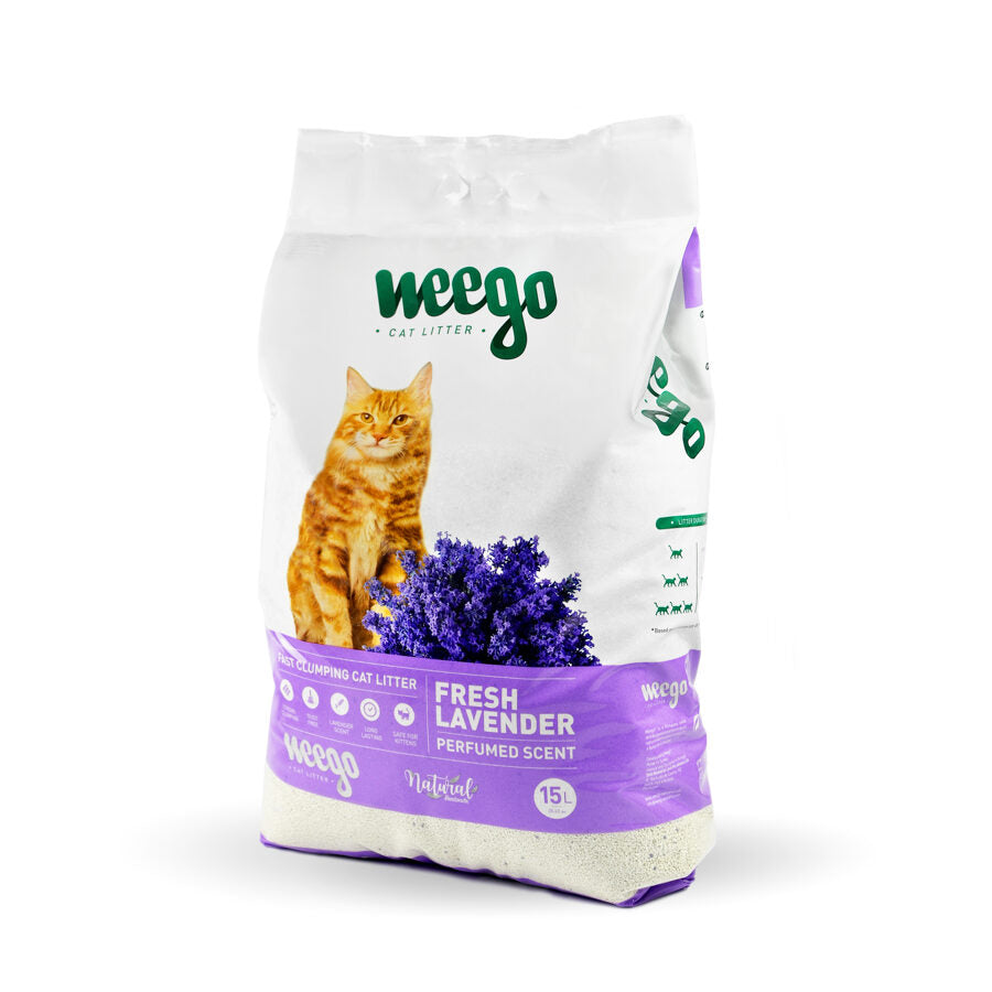 WEEGO® kaķu pakaiši FRESH LAVANDER 15L