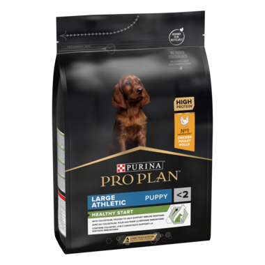PRO PLAN® Healthy Start Large Puppy Sausā barība liela izmēra kucēniem ar vistu, 12kg