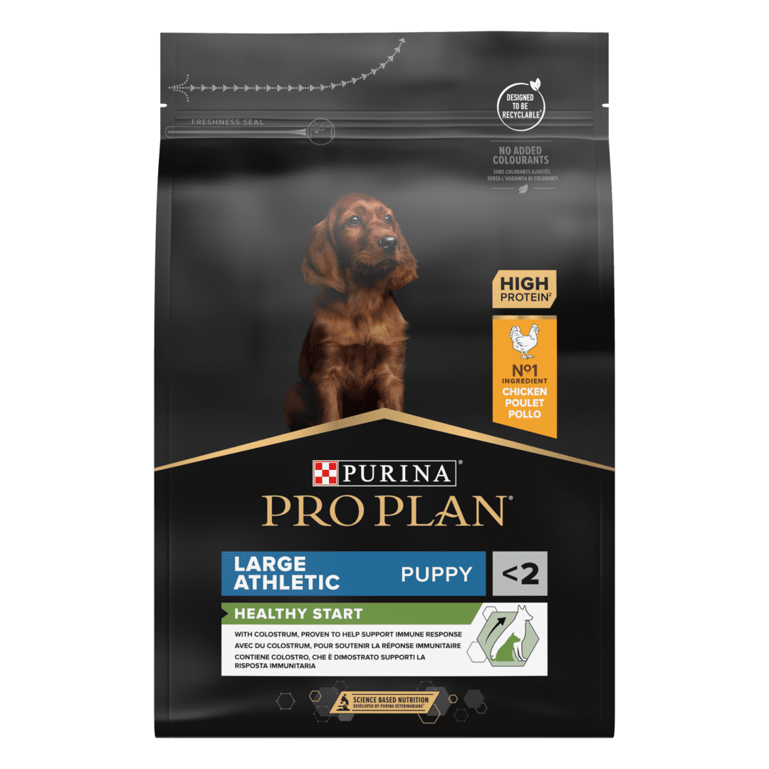 Purina PRO PLAN® Large Athletic Puppy Healthy Start Sausā barība liela izmēra kucēniem, 12kg