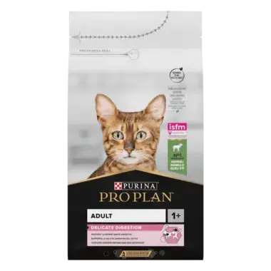 PURINA® PRO PLAN® Vuxen 1+ DELIKAT MAGTÄMNING Rik på lamm Torrfoder för katt, 10kg
