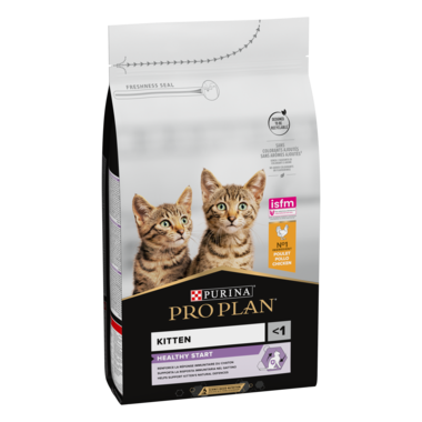 Purina PRO PLAN® Kitten Healthy Start Dry Cat Food with Chicken, 400g