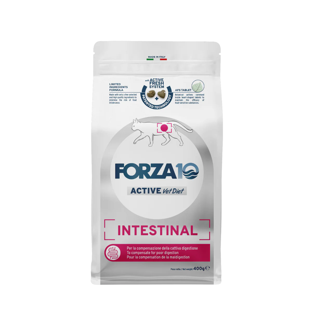 Forza10 Adult Cat Dry Food Intestinal Active With Fish, 400g