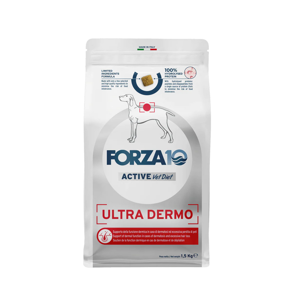 Forza10 Adult Dog Ultra Dermo Active, Dry Dog Food With Fish, 1.5kg