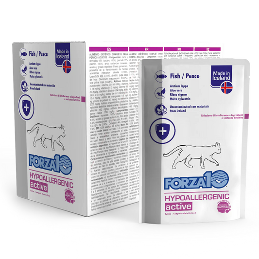 Forza10 Hypoallergenic ActiWet Cat Wet Food With Fish, 100g
