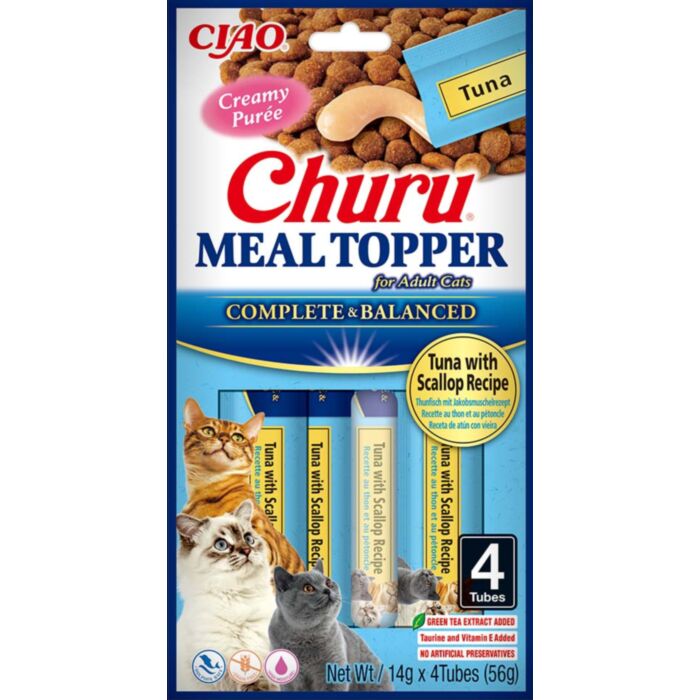 Churu topper cat treats tuna/scallop 14GX4 N12