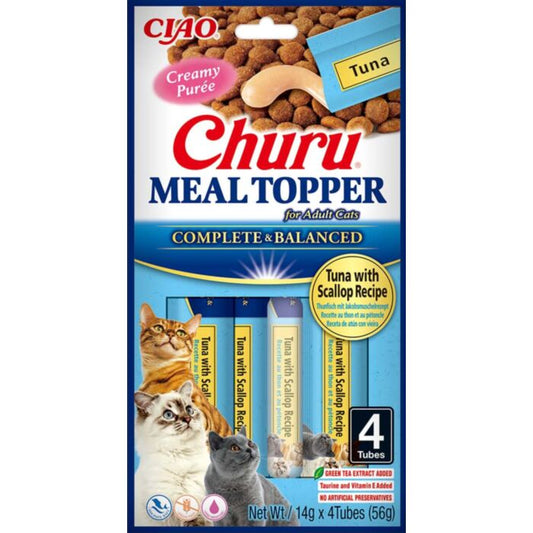 Churu topper cat treats tuna/scallop 14GX4 N12