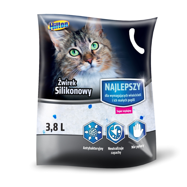 Hilton Silica Gel Cat Litter 3.8l, 1.6kg
