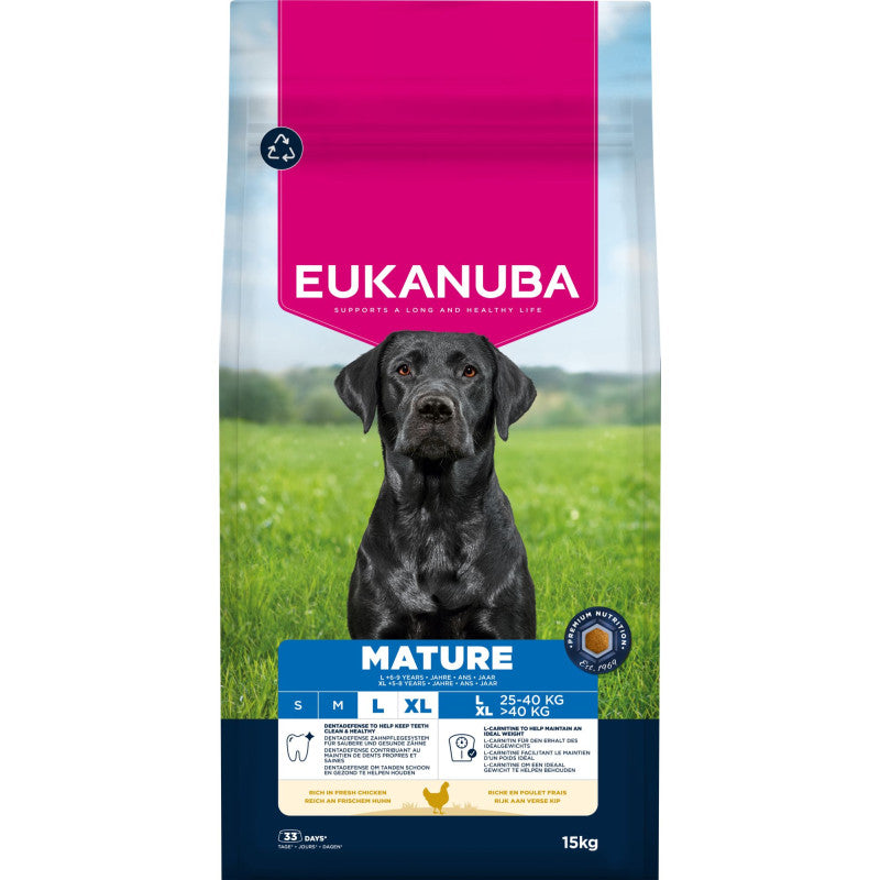 Eukanuba Mature and Senior Large Chicken, 15 kg