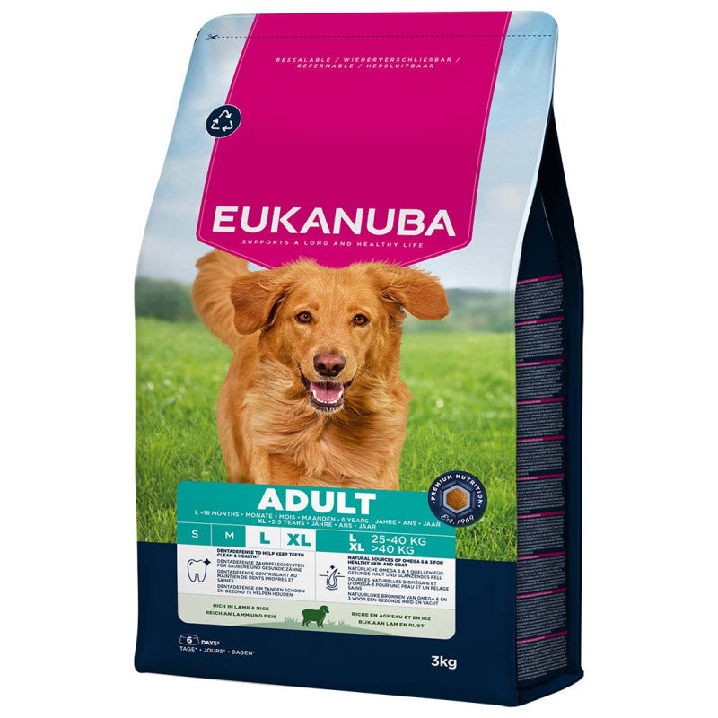 Eukanuba Adult Large Lamb and Rice Grain Free, 3 kg