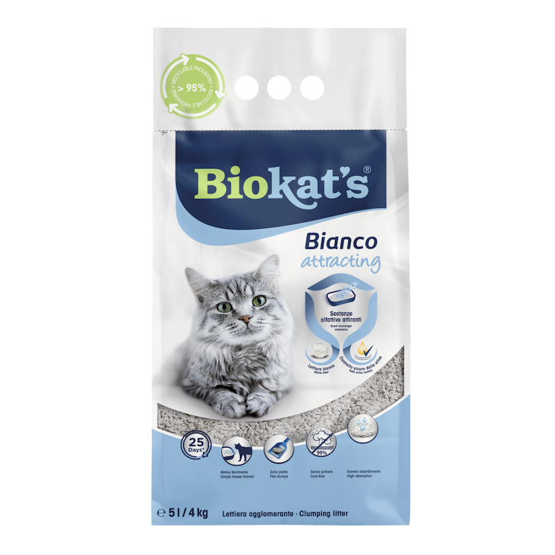 Gimborn Biokat's Bianco ATTRACTING Cat Litter, 5l