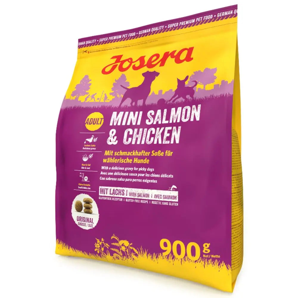 Josera SP Mini Salmon&Chicken Dry Dog Food, 900g