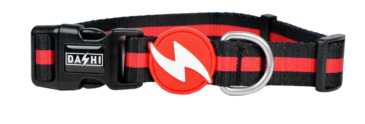 Dashi RED&BLACK Collar For Dogs XS-L (20-72cm)