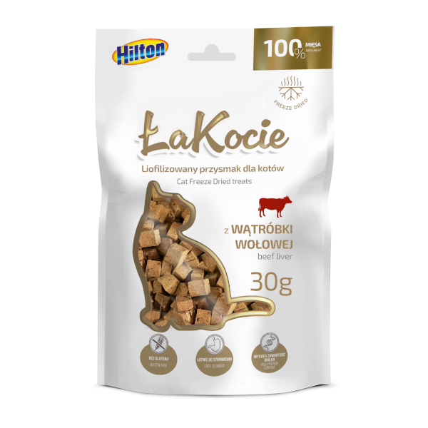 Hilton Cat Freeze Dried Treats With Beef Liver, 30g