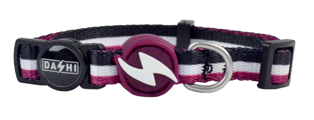 Dashi PURPLE&BLACK Collar For Cats XS (20-32cm)