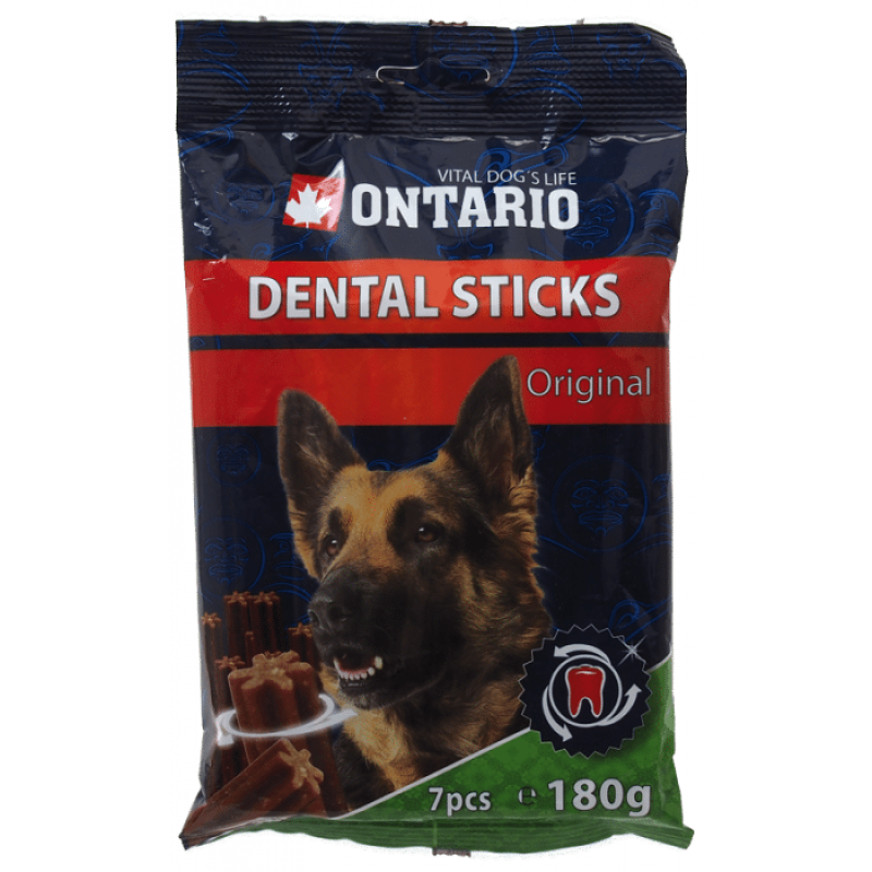 Ontario kārumi suņiem dental stick original, 180 g