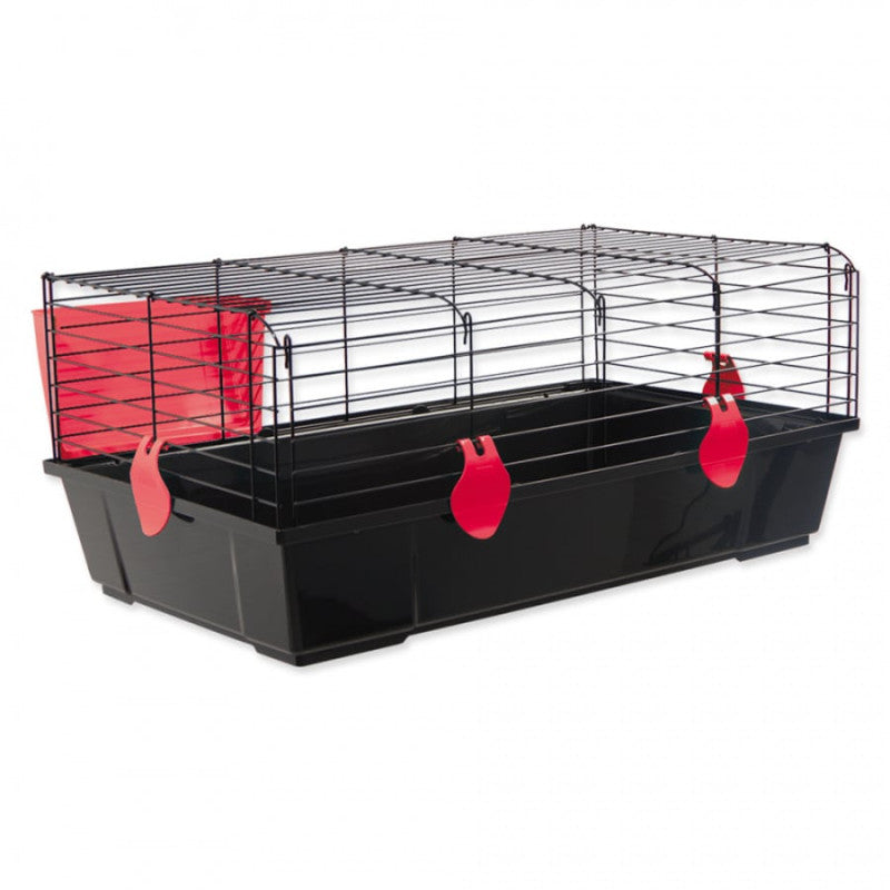 Placek Small Animal Michal, 100*55*39 cm, black/red