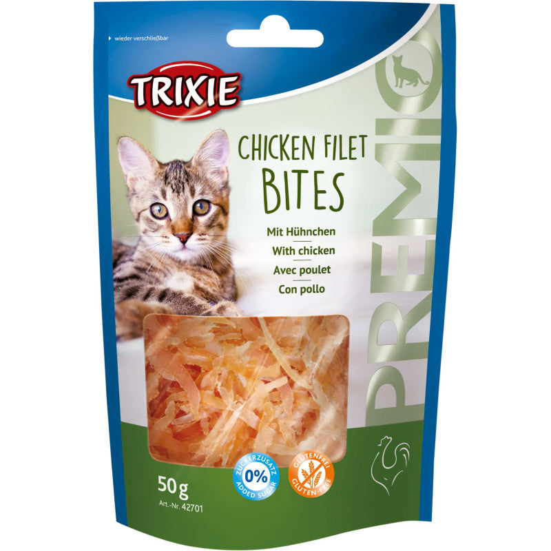 Trixie Premio Chicken Filet Bites For Cats, 50g