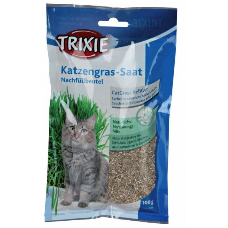 Trixie Cat Grass (bag) For Cats, Natural 100g
