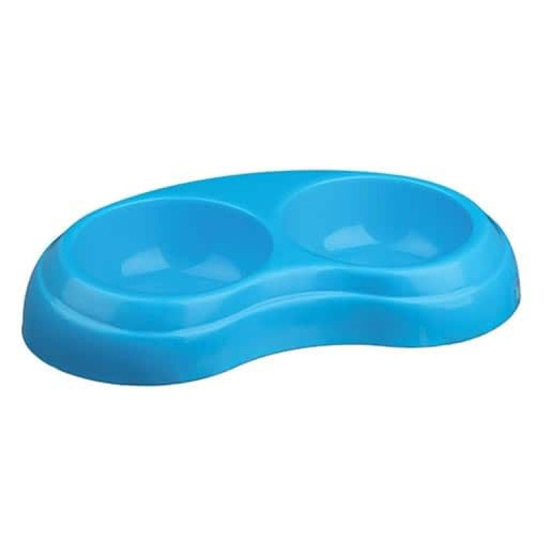 Trixie Double Bowl, 0.2l/10cm