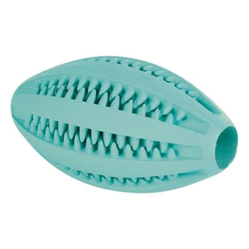 Trixie Denta Rolig Mintfräsch Rugbyboll, 11cm