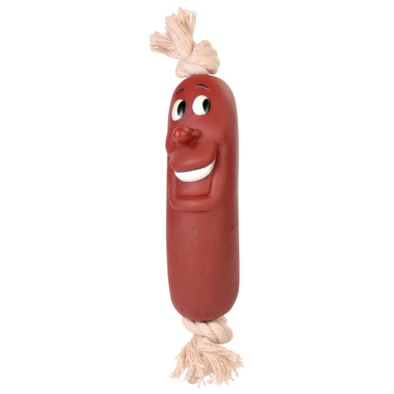 Trixie Snack toy Sausages on a rope with sound 11cm