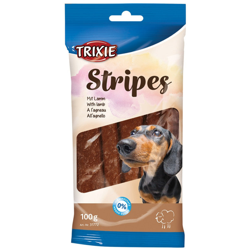 Trixie Rayas con Cordero 10uds/100g