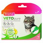 Beaphar Veto Pure Bio Spot On para gatitos, 3 pipetas - Protección natural contra pulgas, garrapatas y parásitos