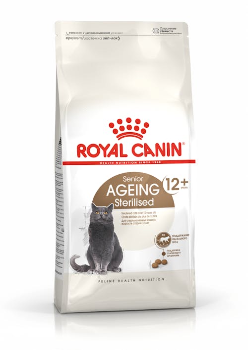 ROYAL CANIN® Ageing Sterilised 12+ Sausā barība sterilizētiem vecākiem kaķiem, 2kg