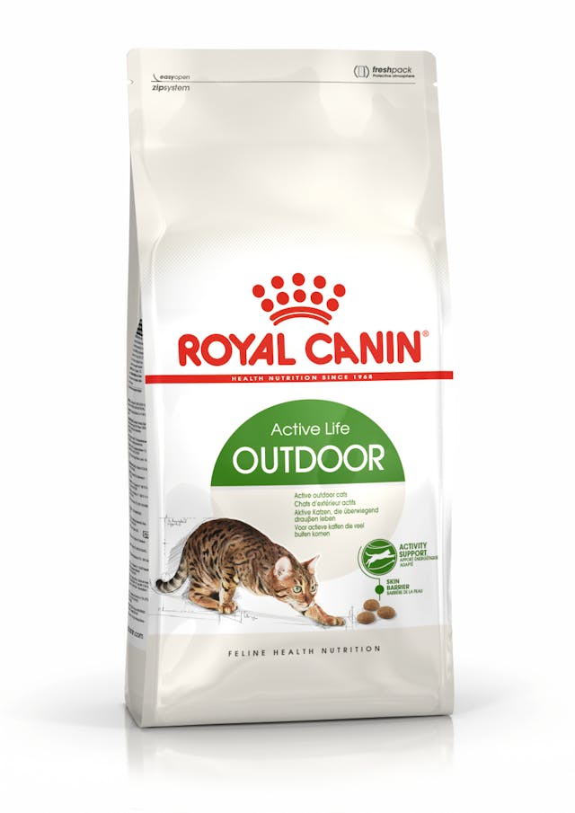 ROYAL CANIN® Outdoor Sausā barība kaķiem ar regulārām aktivitātēm, 4kg