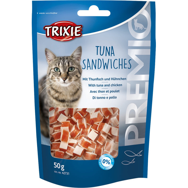 Trixie Premio Tuna Sandwiches Cat Treats, 50 g