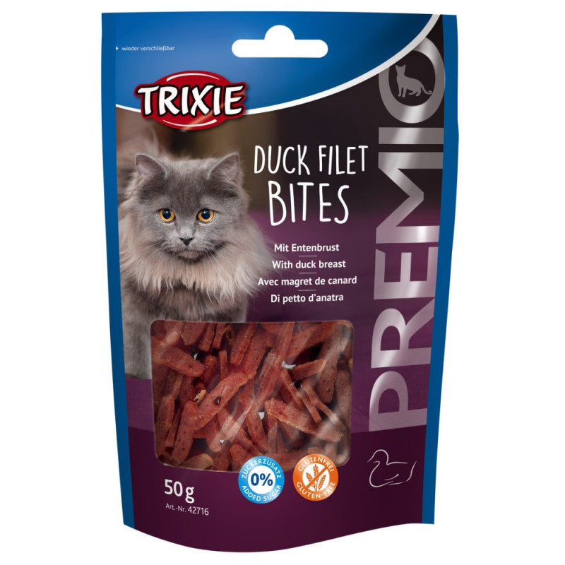 Trixie Premio Duck Filet Bites For Cats, 50 g