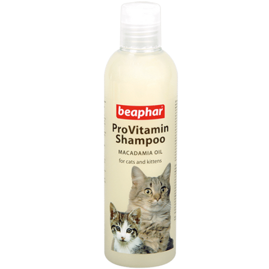 Šampūns kaķiem : Beaphar Pro Vitamin Shampoo Macadamia Cat 250ml